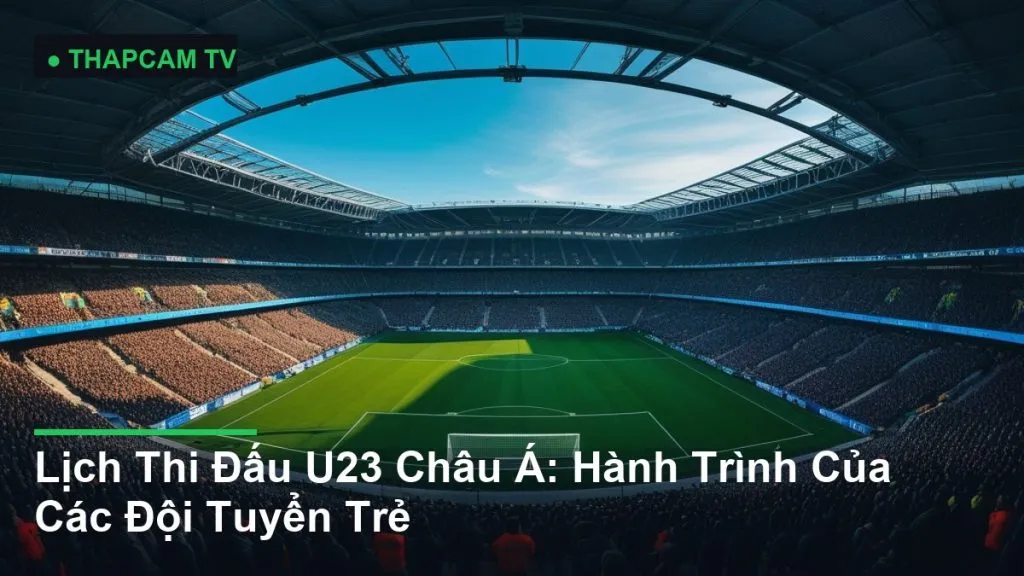 Lịch Thi Đấu U23 Châu Á: Hành Trình Của Các Đội Tuyển Trẻ - THAPCAM TV